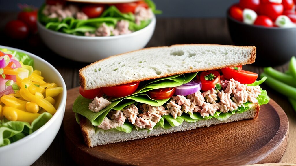 Chickpea Tuna Salad Sandwich