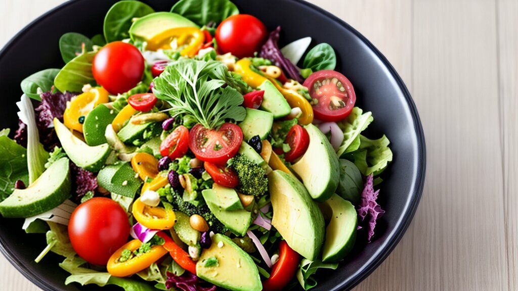 High Raw Vegan Salad