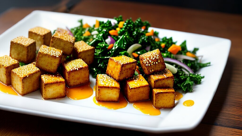 orange tofu